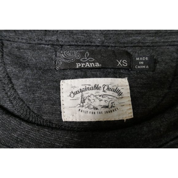 Womens Prana Sustainable Base Layer Long Sleeve Knit Tee Hemp Blend Size XS - Picture 7 of 8